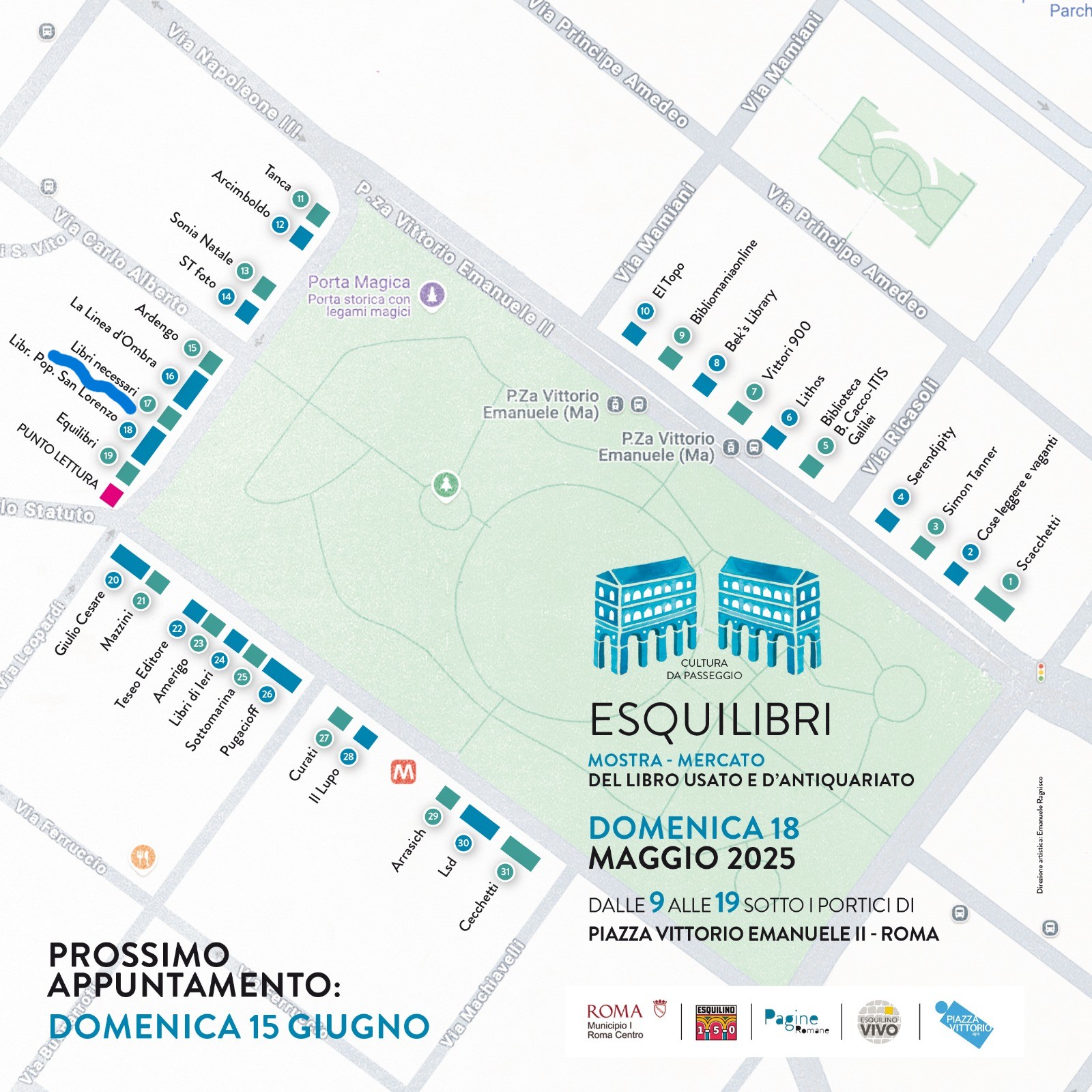 mappa Esquilibri 18 maggio 2025